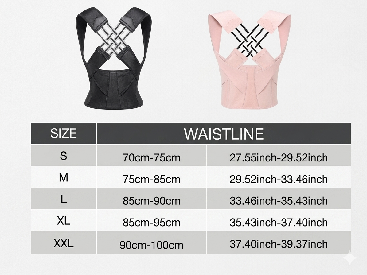 Adjustable Back Posture Belt