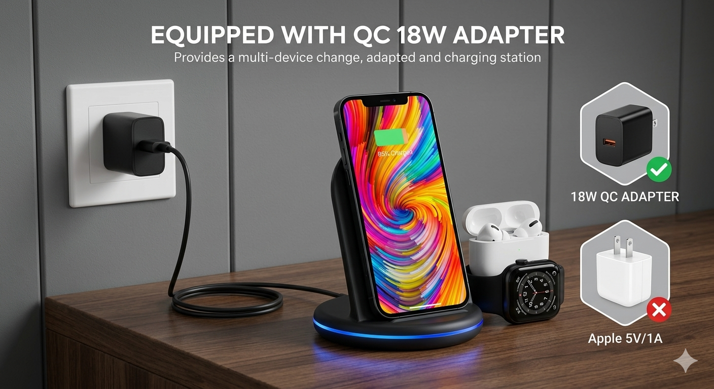 3-in-1 Wireless Charging Station